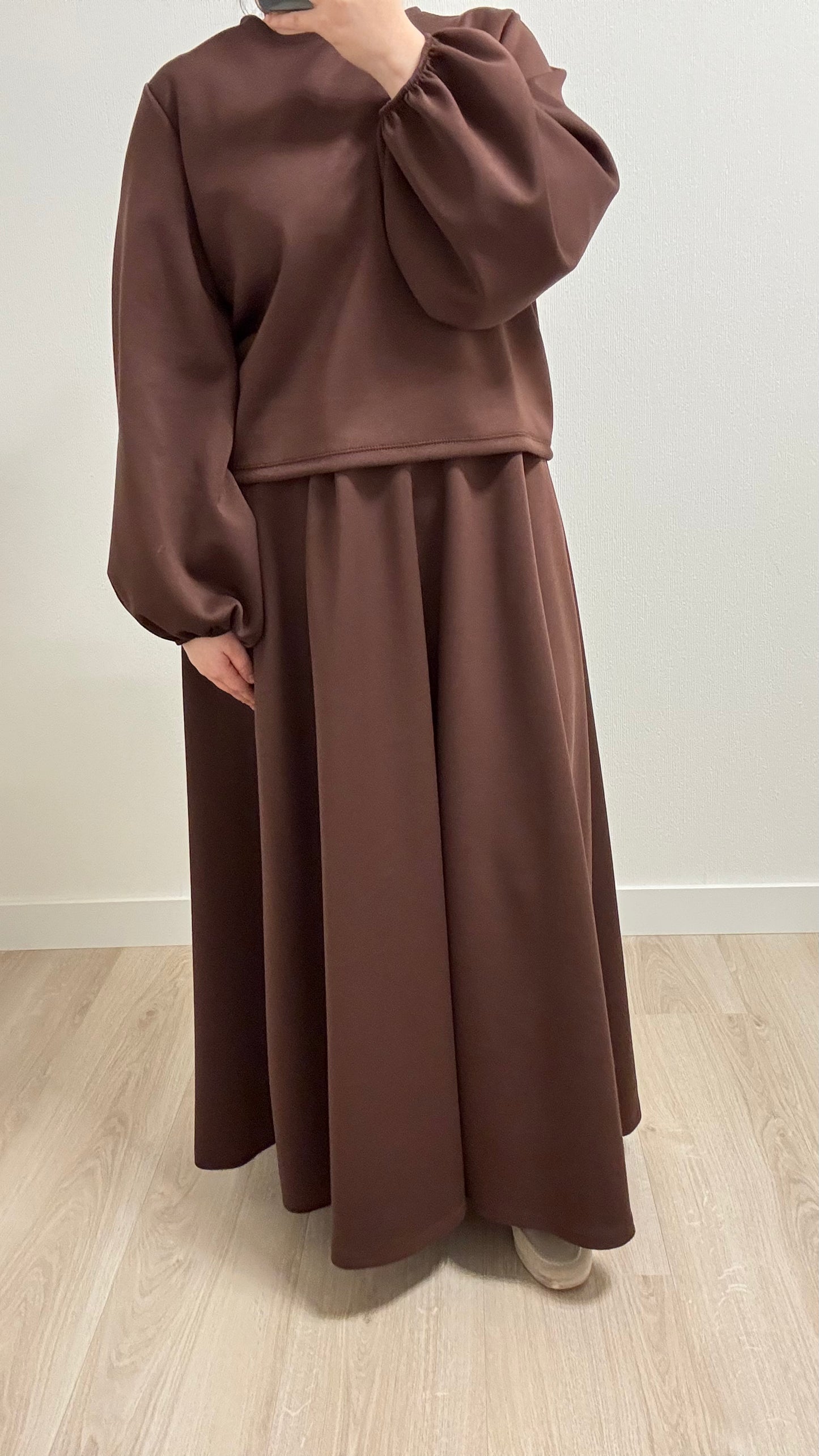 Two piece set met rok