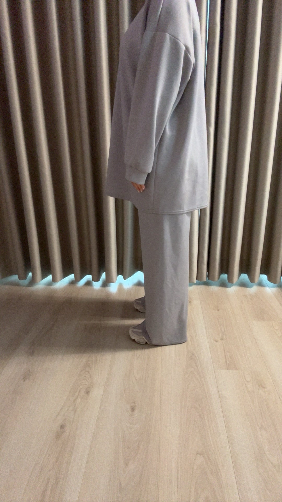 Comfy set Alia licht grijs