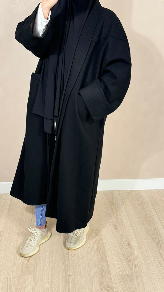 Oversized jas zwart