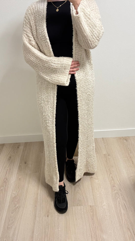 Tricot vest Ecru