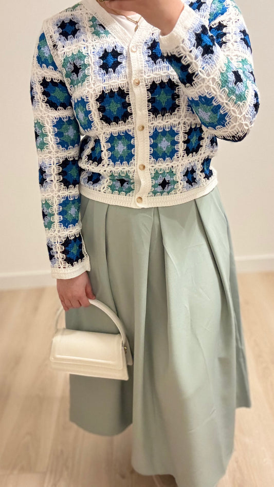 Crochet top blue