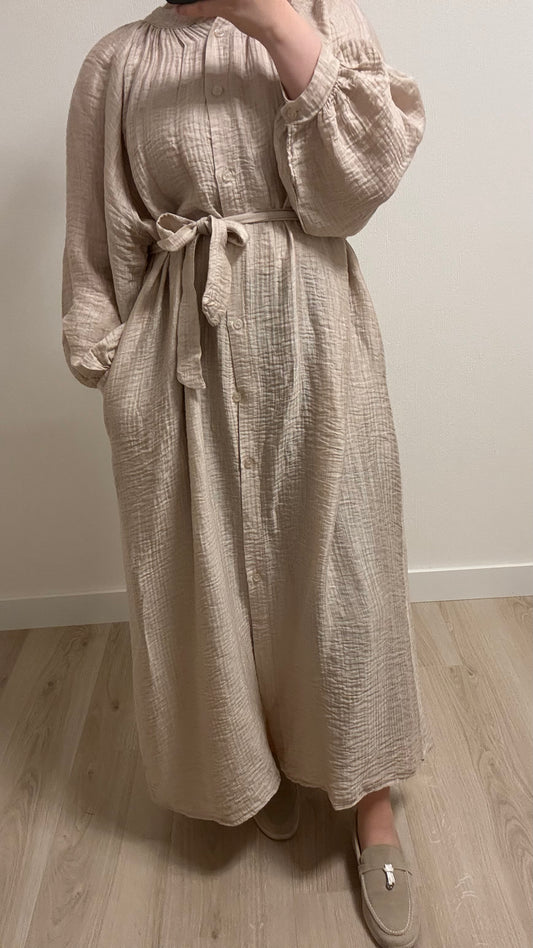 Yasmin jurk met ceintuur