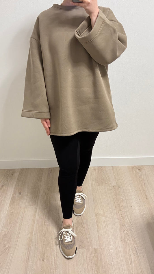 Ivy trui taupe