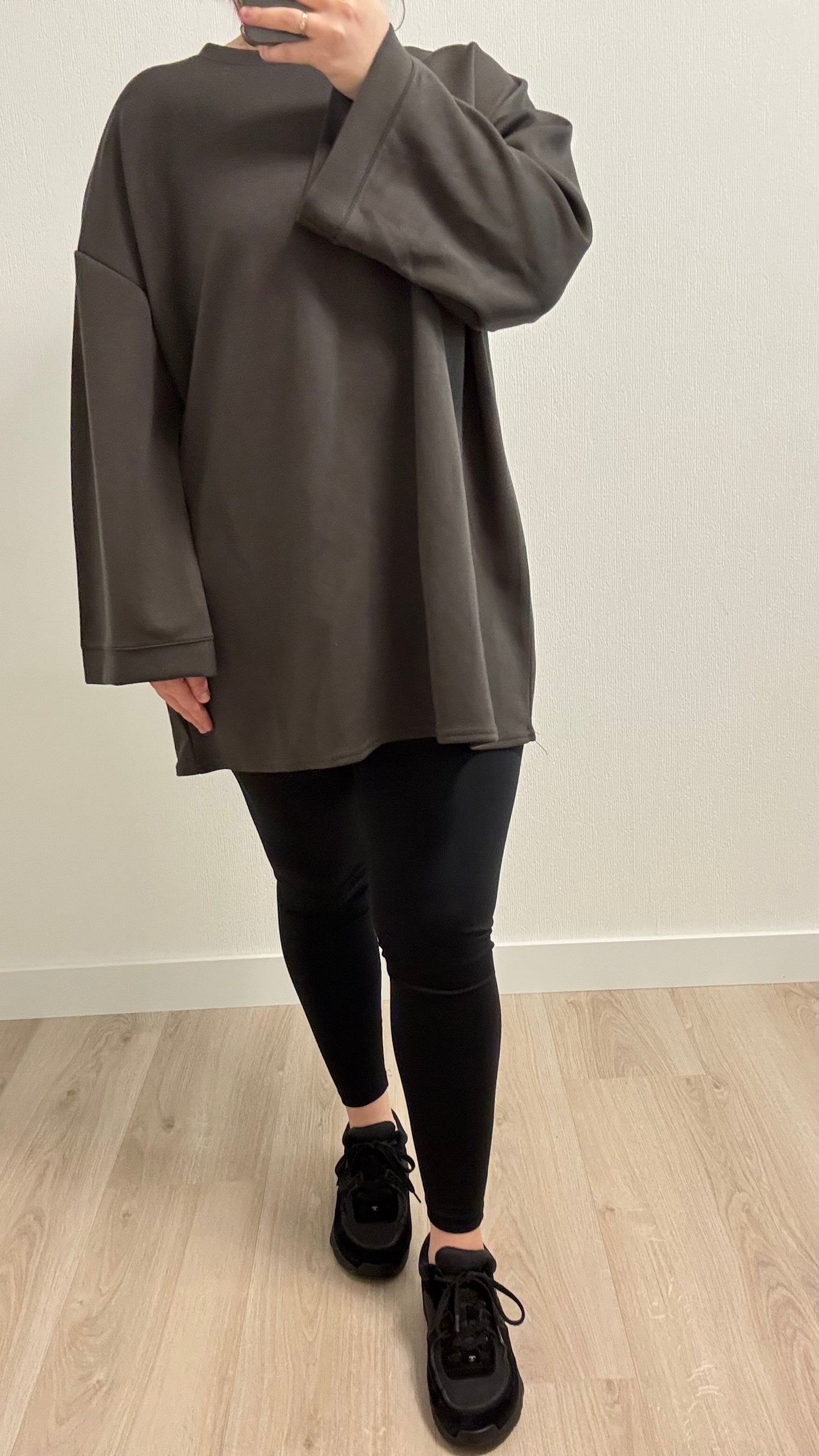 Long sleeve top kaki