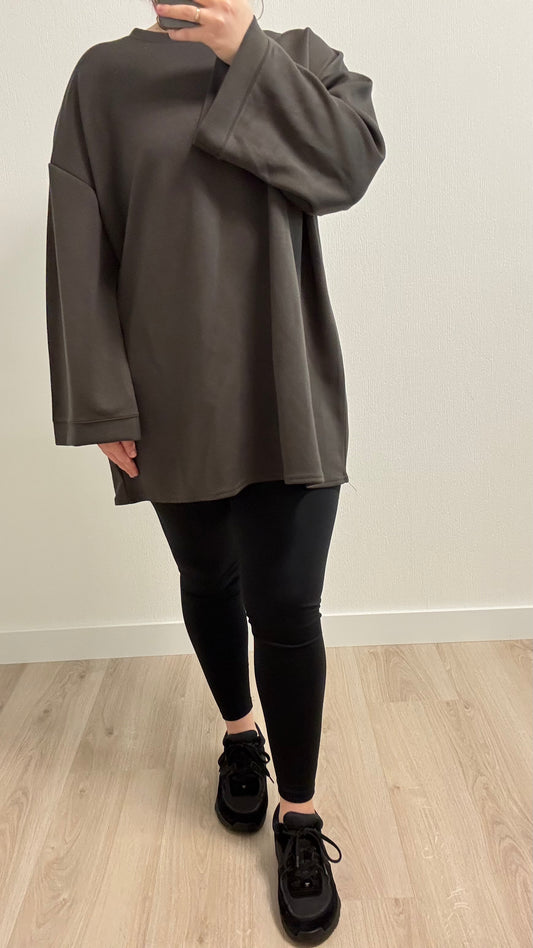 Long sleeve top kaki