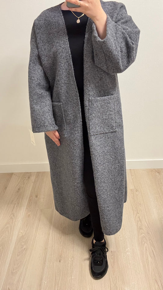 Sara mantel grijs