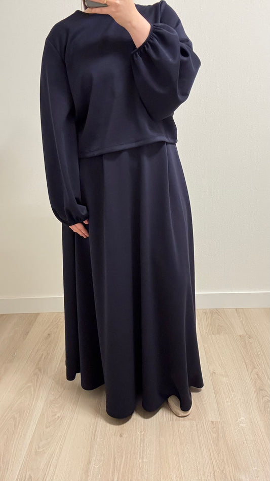 Two piece set met rok