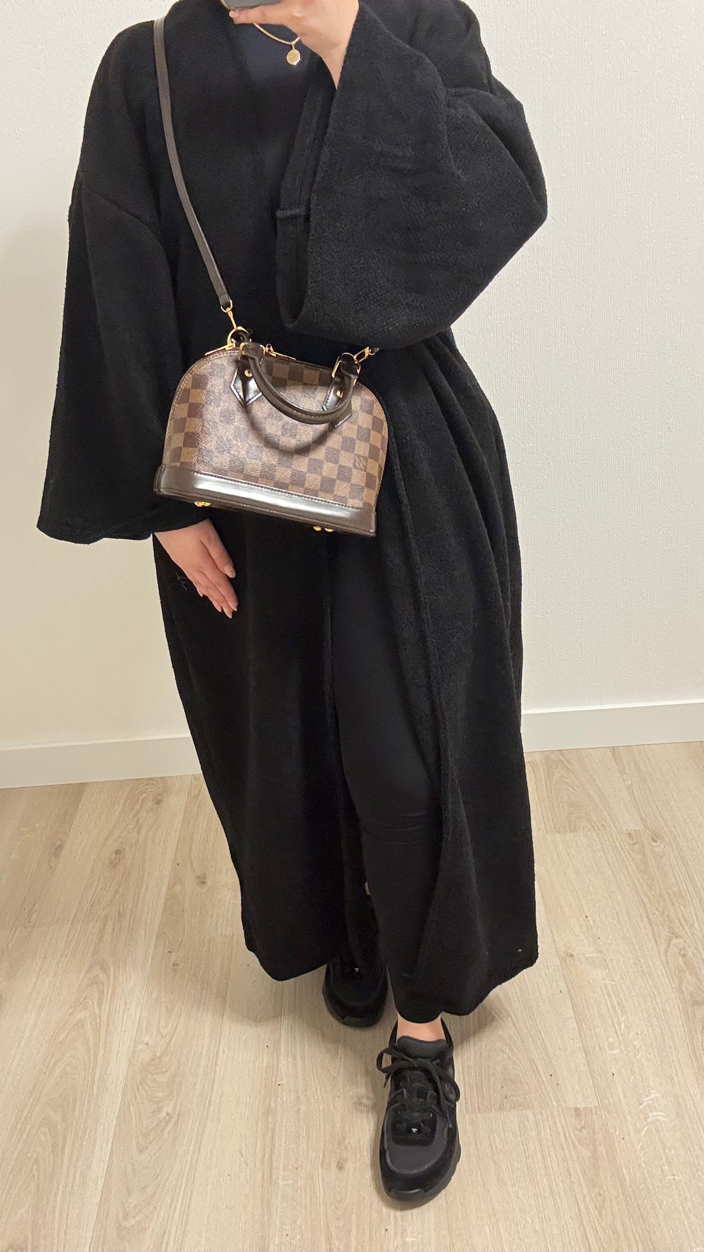 Oversized cardigan zwart