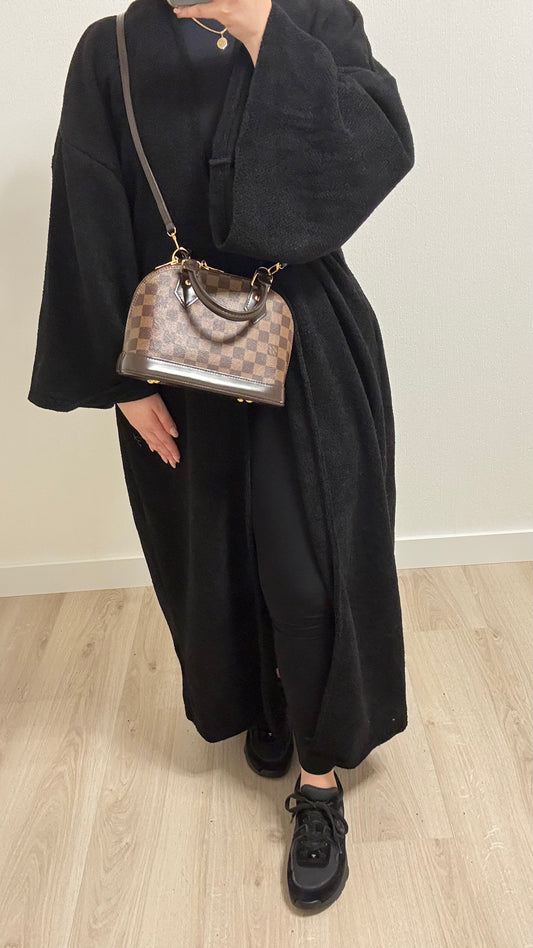 Oversized cardigan zwart